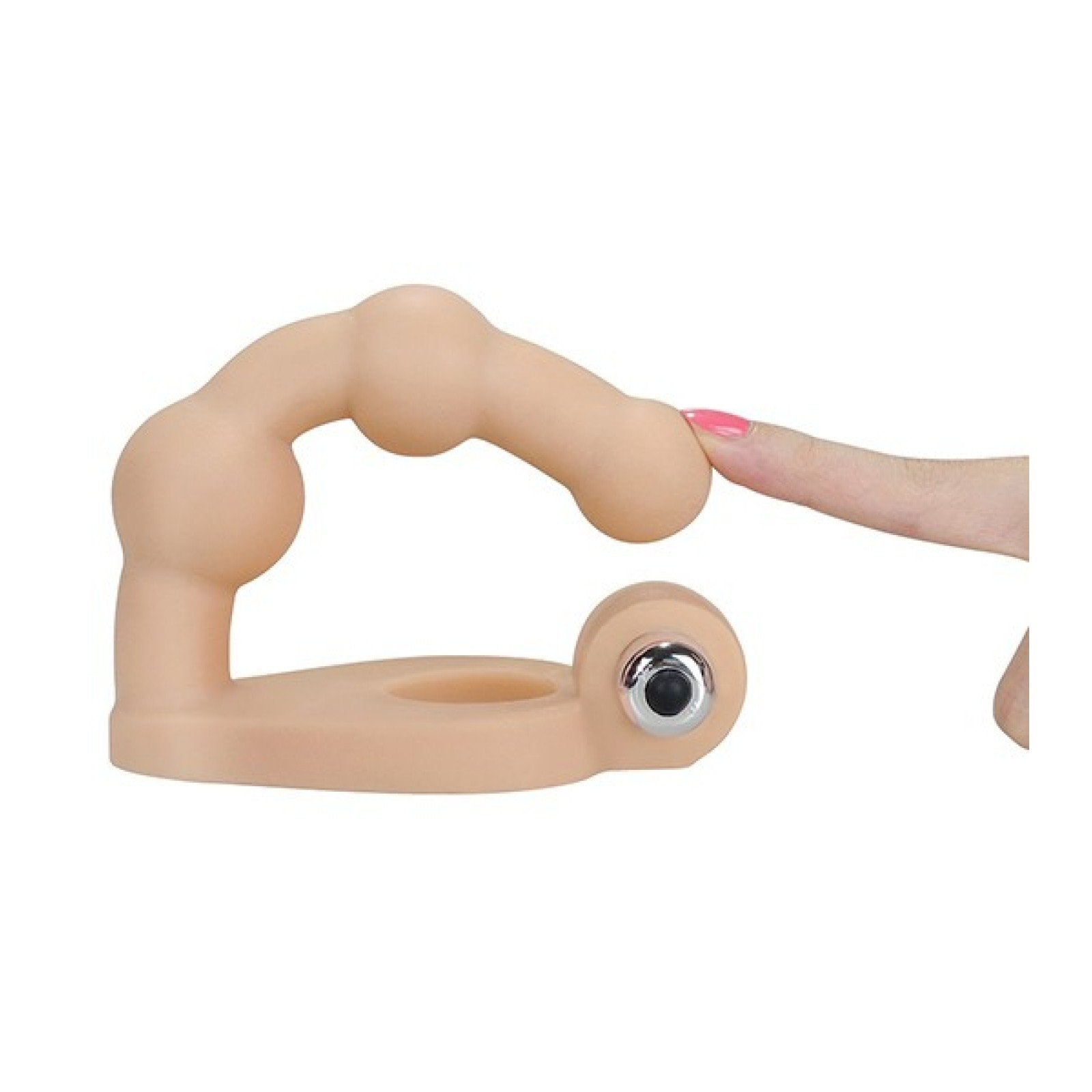 Consolador Con Vibracion Para Doble Penetracion (Lovetoy)