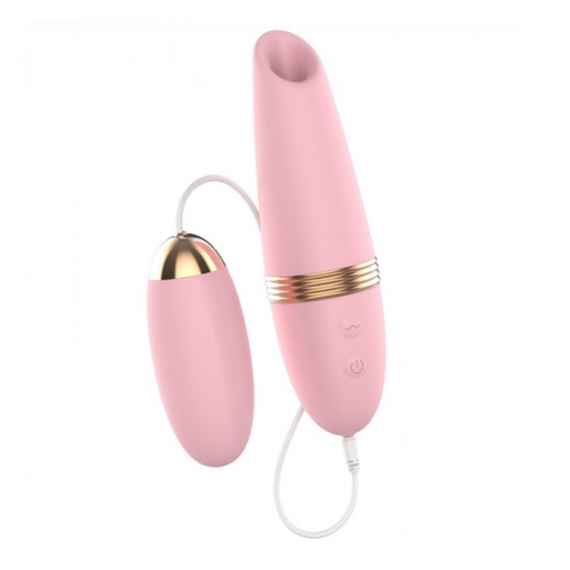 Succionador De Clitoris Y Pezones Con Huevo Vibrador