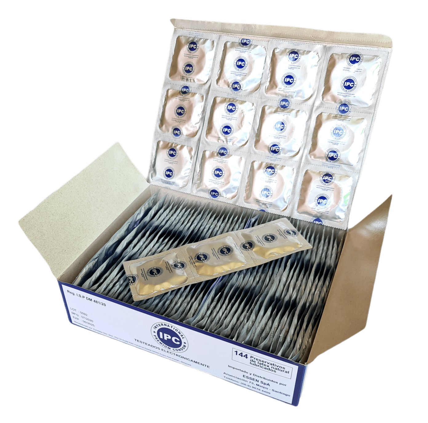 Preservativos Ipc - Caja De 144 Unidades
