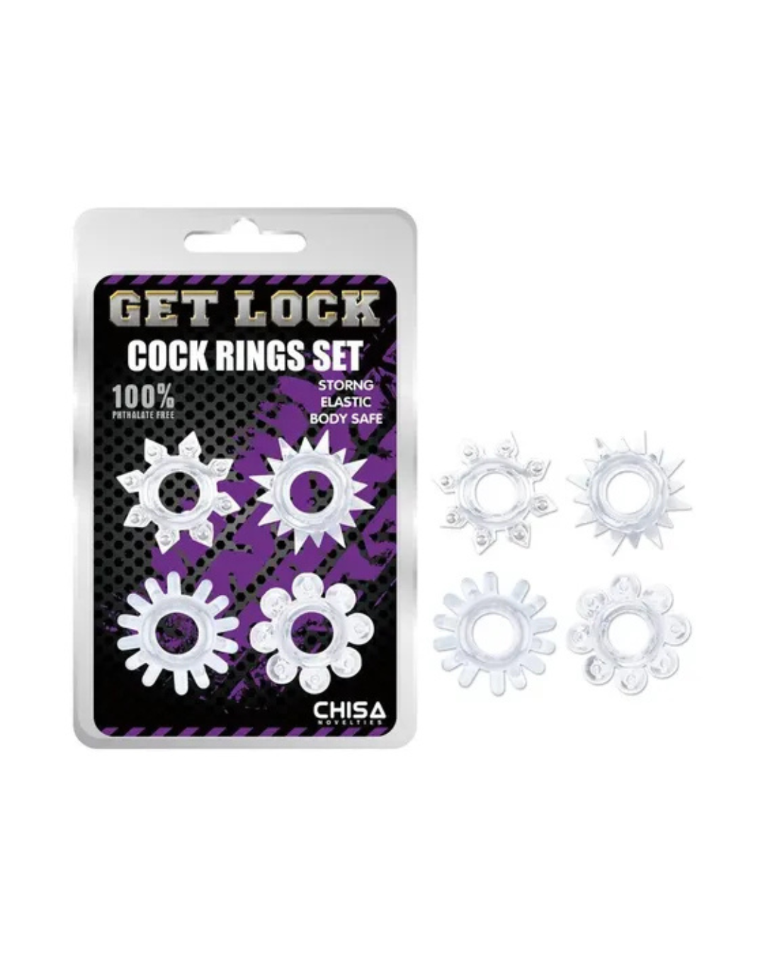 Anillo Erector Para Pene x 4
