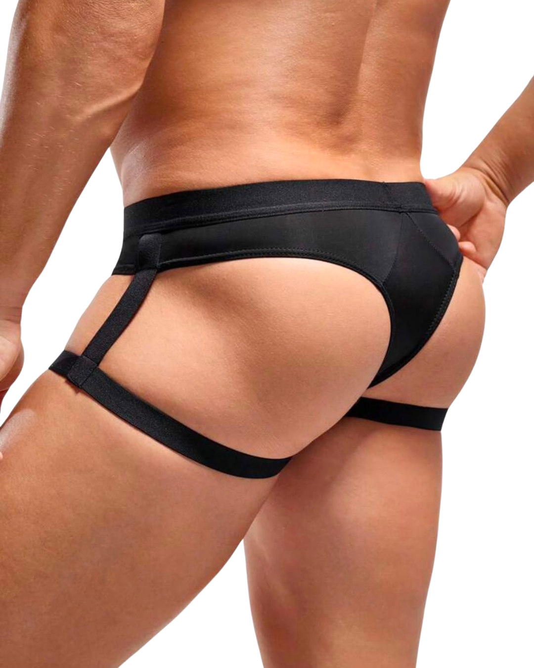 Tanga Masculina con Liga Negro