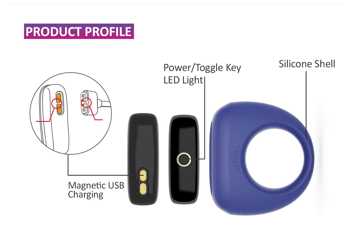 Anillo Vibrador App Magic Dante