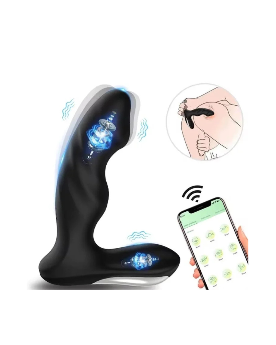 Estimulador de Próstata con APP