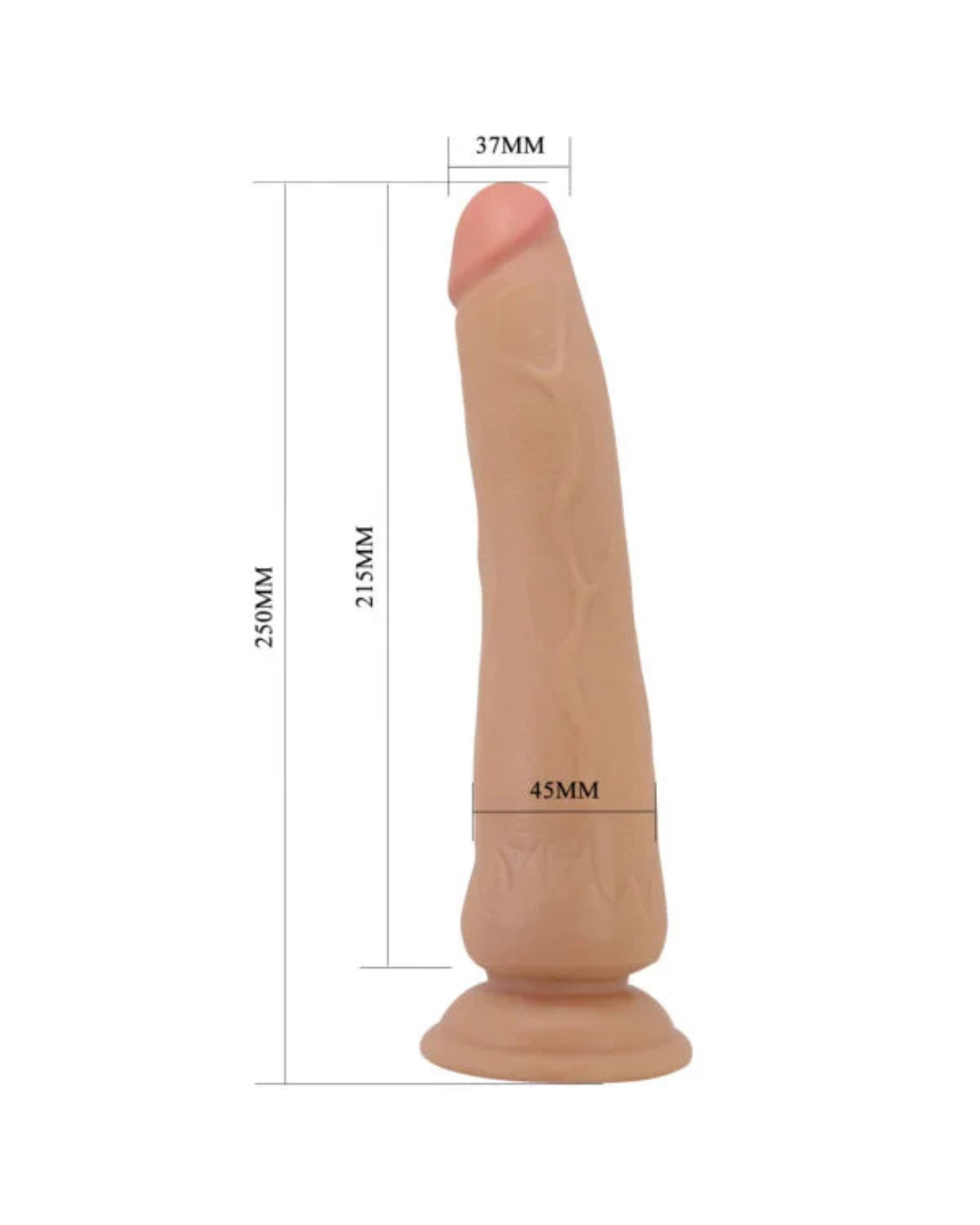 Dildo Realista Piel Deslizante (21,5cm)