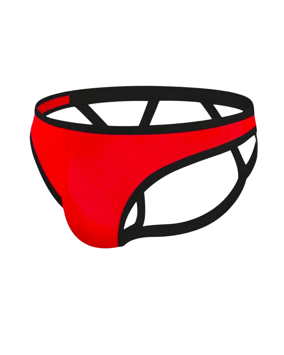Suspensor Rojo con Negro