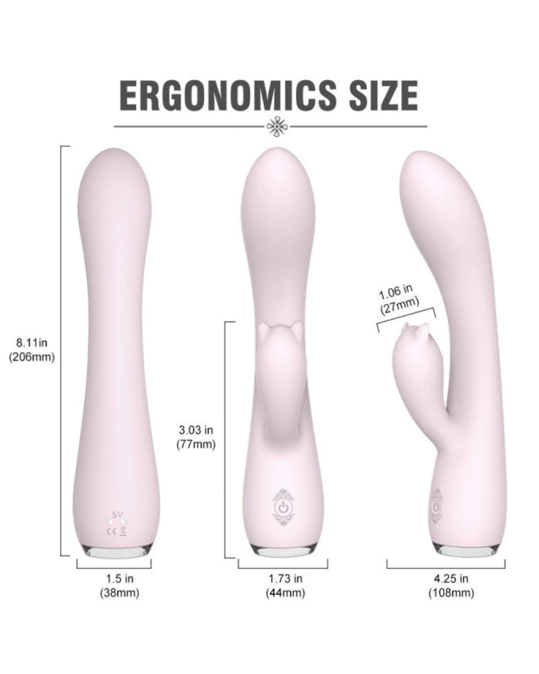 Vibrador con Estimulador Fanny