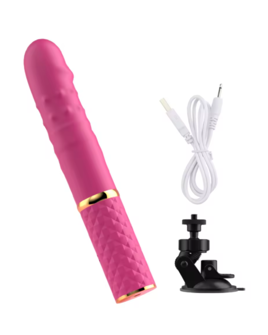 Vibrador Telescópico con Rebote, Ventosa y App