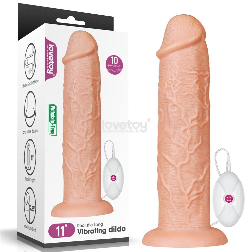 Vibrador Con Ventosa Y Control Remoto 27 Cm (Lovetoy)