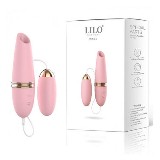 Succionador De Clitoris Y Pezones Con Huevo Vibrador