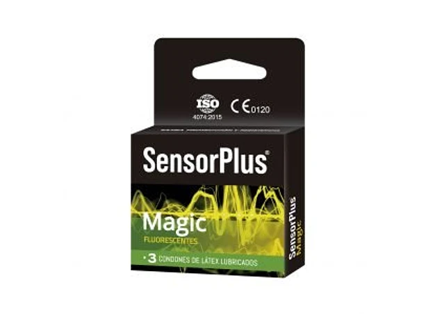 Preservativo Magic Fluorescentes Sensor Plus