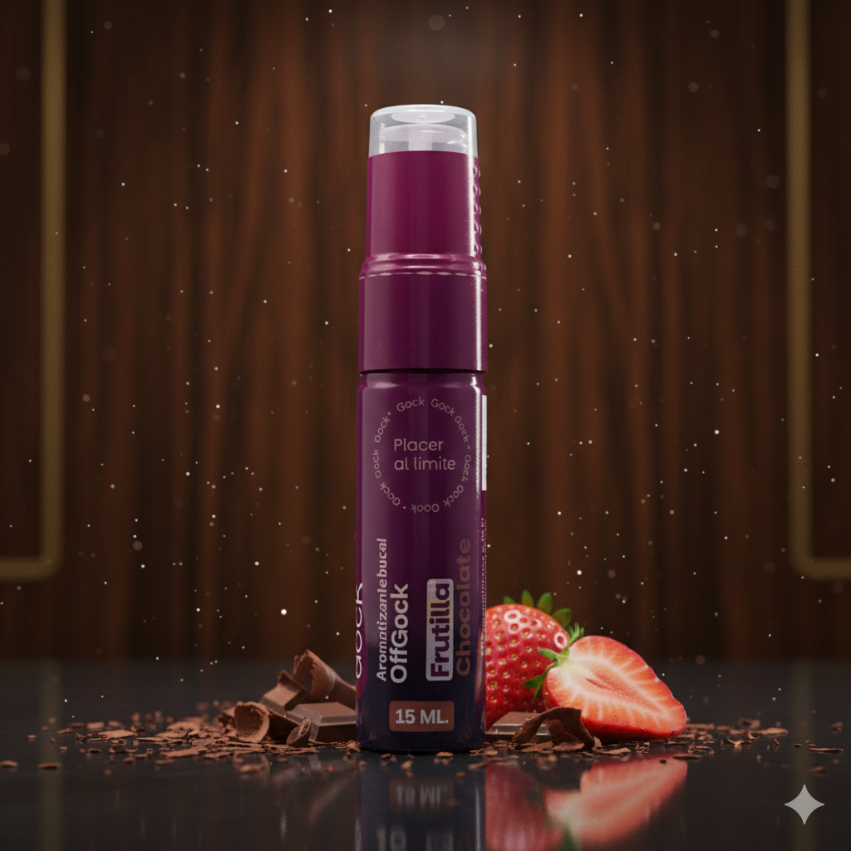 Antiarcadas OffGock Frutilla Chocolate - Desensibilizante de Garganta