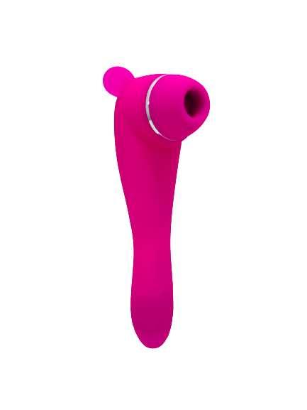 Vibrador Dual Con Succionador