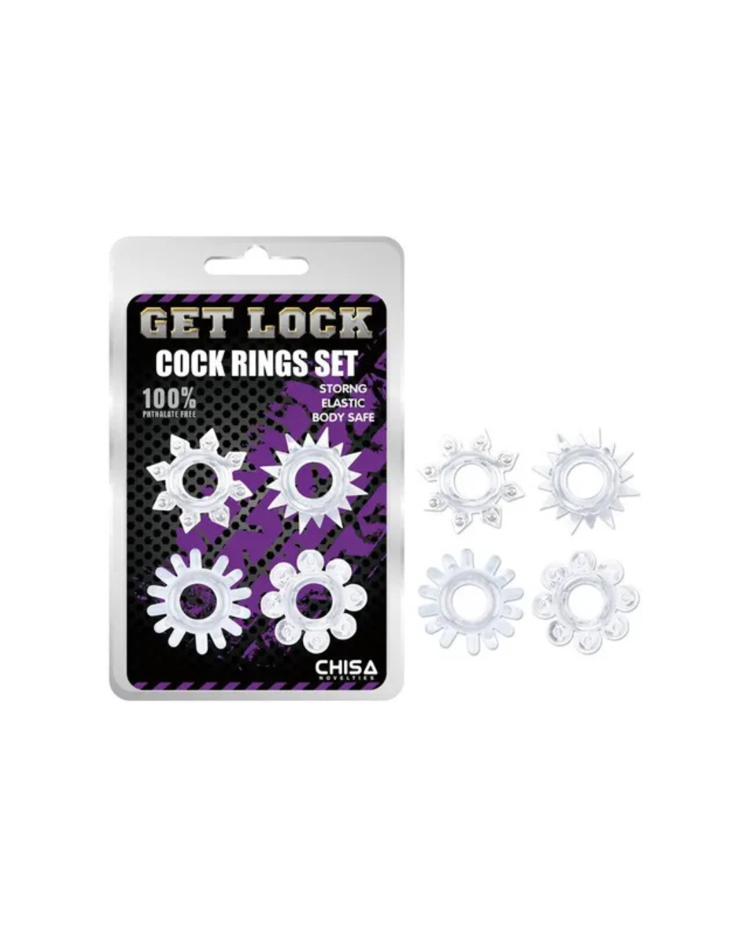 Anillo Erector Para Pene x 4