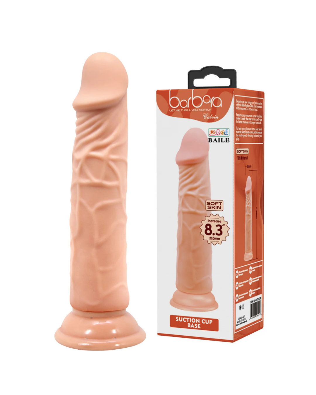 Dildo sin Testículos (19cm)