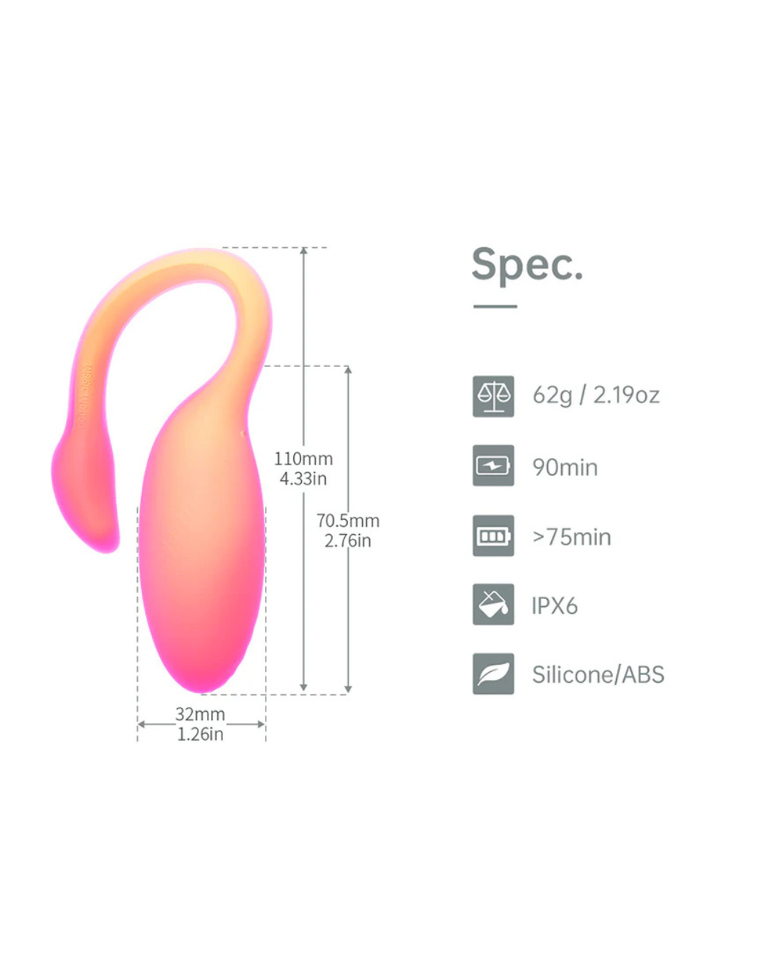 Flamingo Max Vibrador con Aplicación