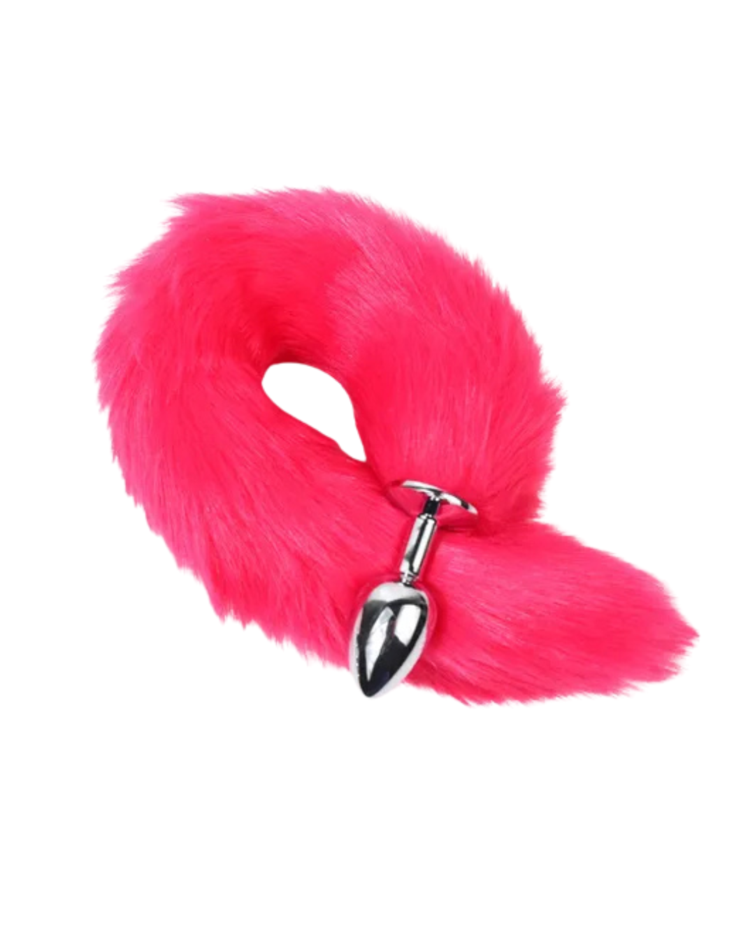 Plug Cola de zorro Fucsia