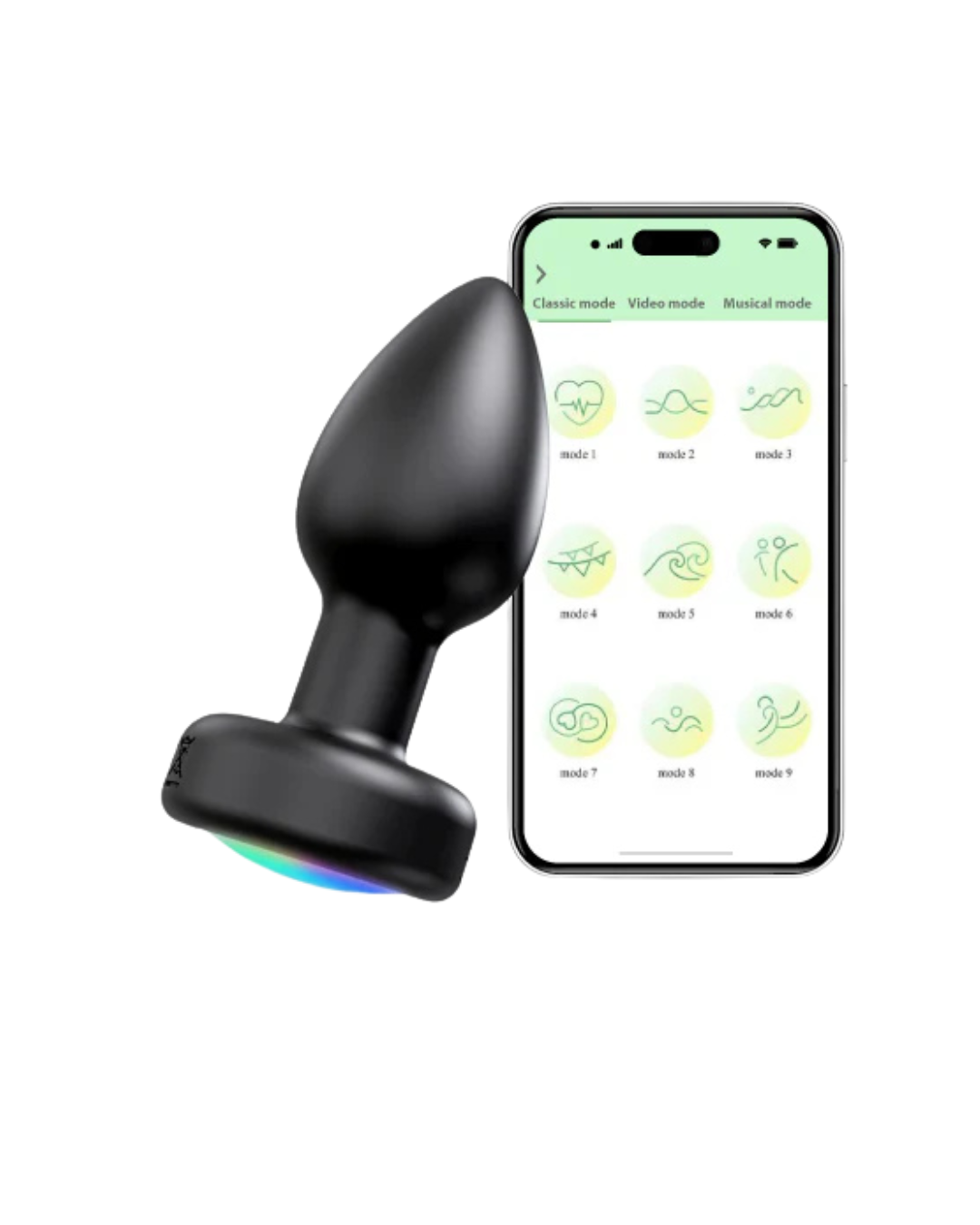 Plug Vibrador con APP
