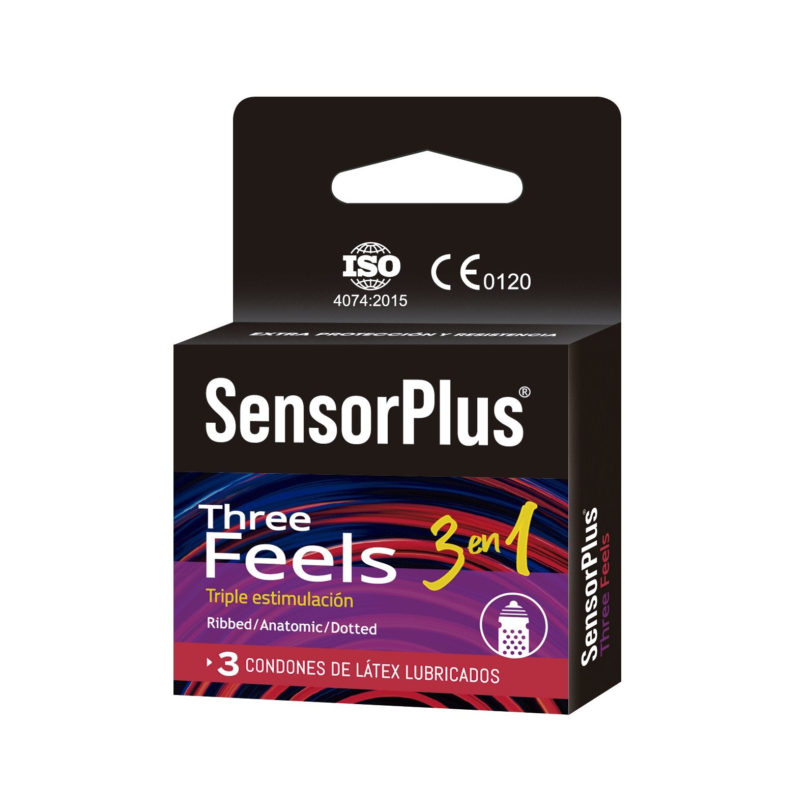 Preservativo Three Feels Sensor Plus